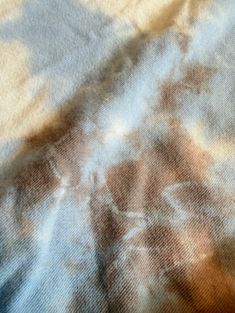 Michael Stars Blue Brown Tie Dye Sweatshirt - Picture 7 of 7